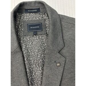 7 Diamonds Blazer Men's Size L Sport Coat Two Button Casual Jacket Suit Flex